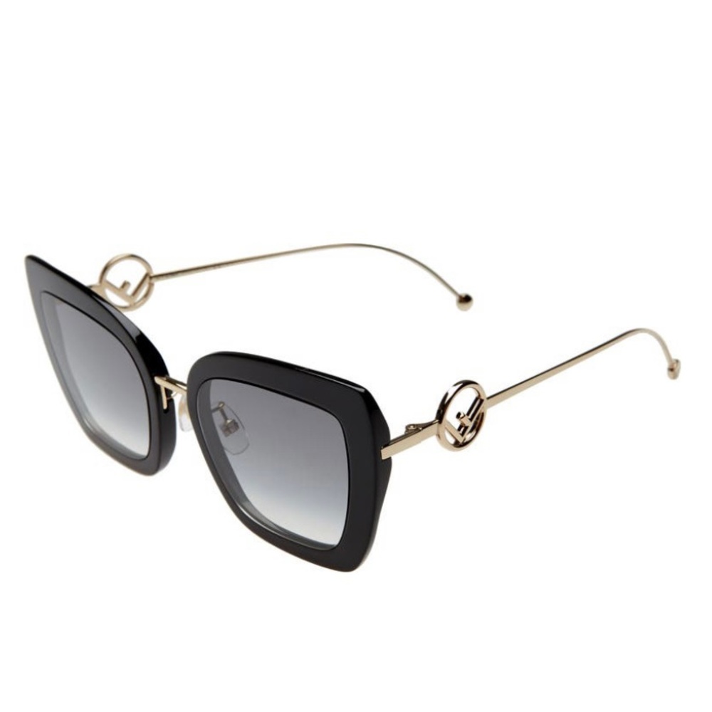Fendi 55mm Gradient Cat Eye Sunglasses